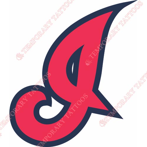 Cleveland Indians Customize Temporary Tattoos Stickers NO.1552